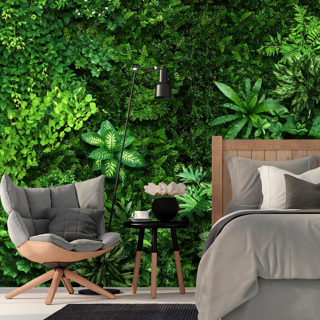 Papel de Parede Personalizado Jardim Vertical - Home & Living