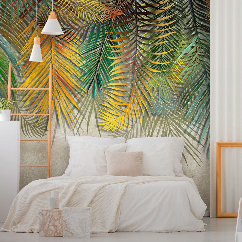 Papel de Parede Personalizado Tropical And Sand em Oferta na Shopee