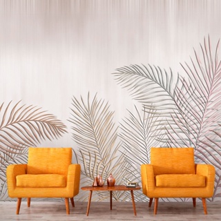 Papel de Parede Personalizado Tropical Coqueiros em Oferta na Shopee