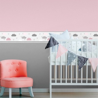 Faixa Decorativa Infantil Nuvens com Passarinhos Decoração Inove em Oferta na Shopee