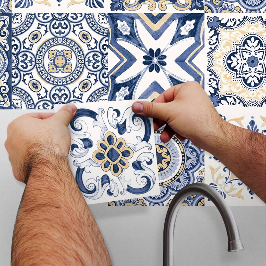 Kit de Azulejo Português Decoração Casa Inove em Oferta na Shopee