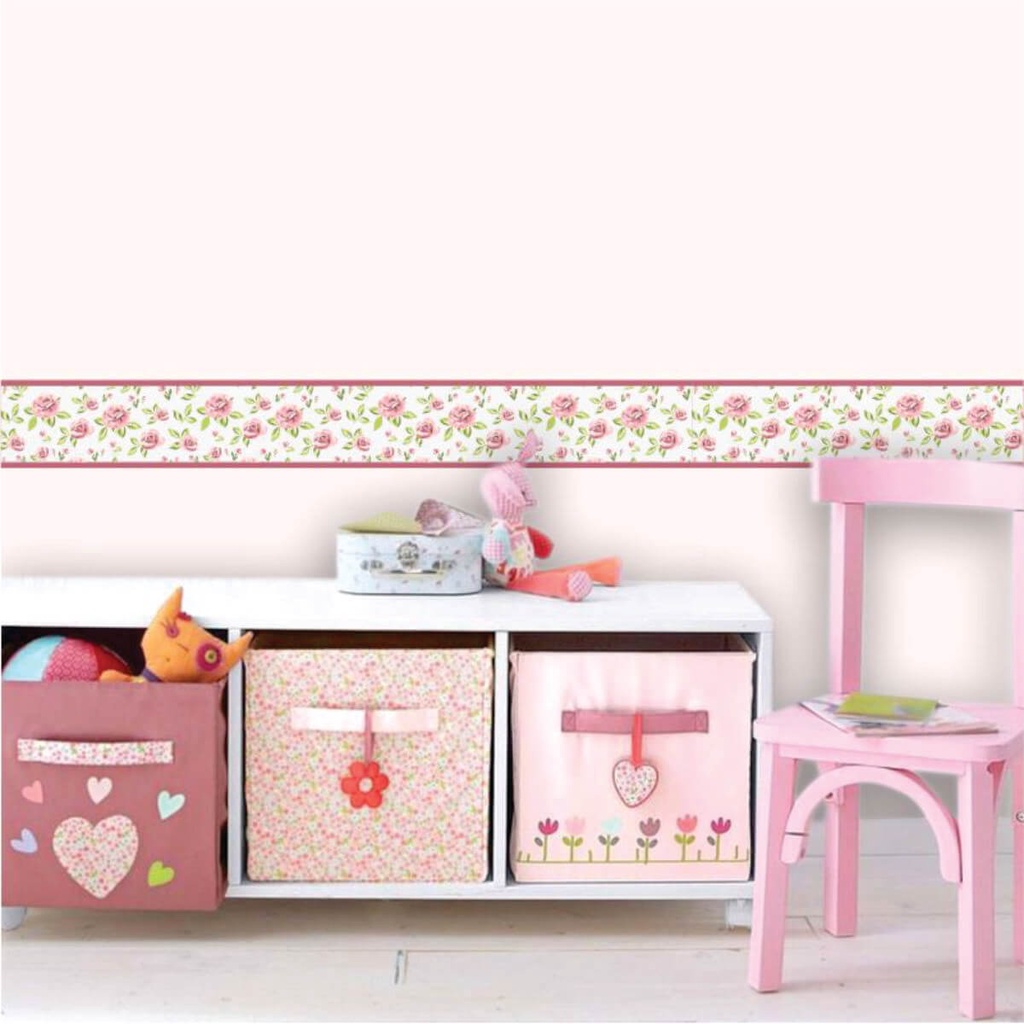 Kit 6 Unidades Faixa Decorativa Infantil Floral em Oferta na Shopee