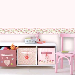 Kit 6 Unidades Faixa Decorativa Infantil Floral