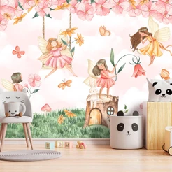 Papel de Parede Personalizado Fadas Encantadas