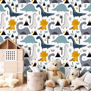 Papel de Parede Baby Dinos em Oferta na Shopee