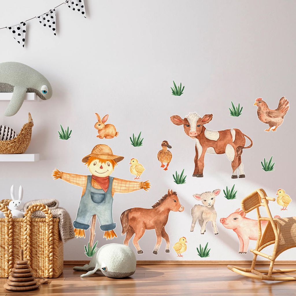Adesivo de Parede Fazendinha - Home & Living