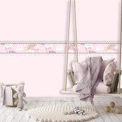 Faixa Decorativa Infantil Chuva de Bênçãos Quarto