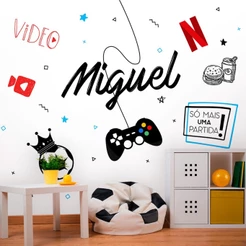 Papel de Parede Personalizado Game