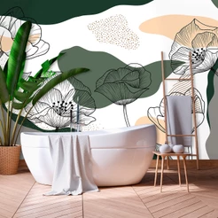 Papel de Parede Personalizado Contemporâneo
