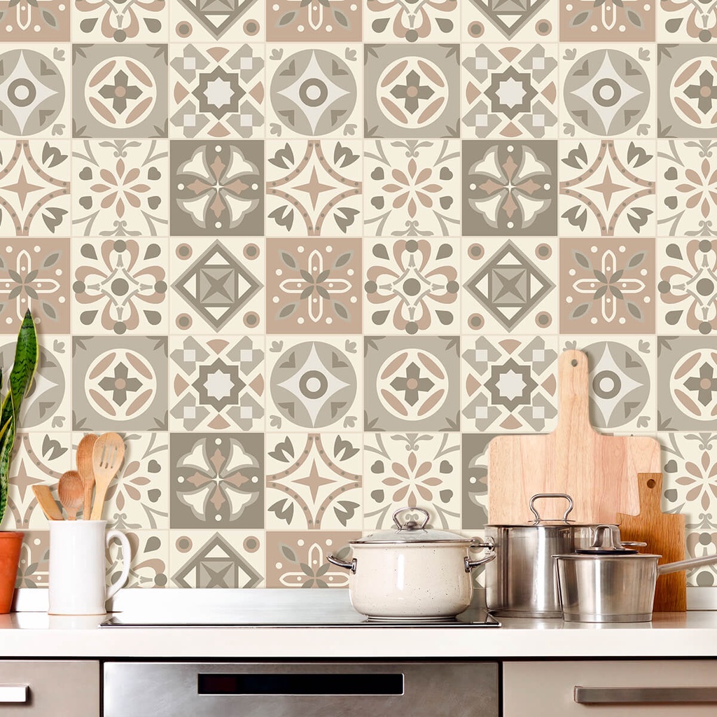 Papel de Parede Hidraulico Bege e Marrom 3,00m em Oferta na Shopee