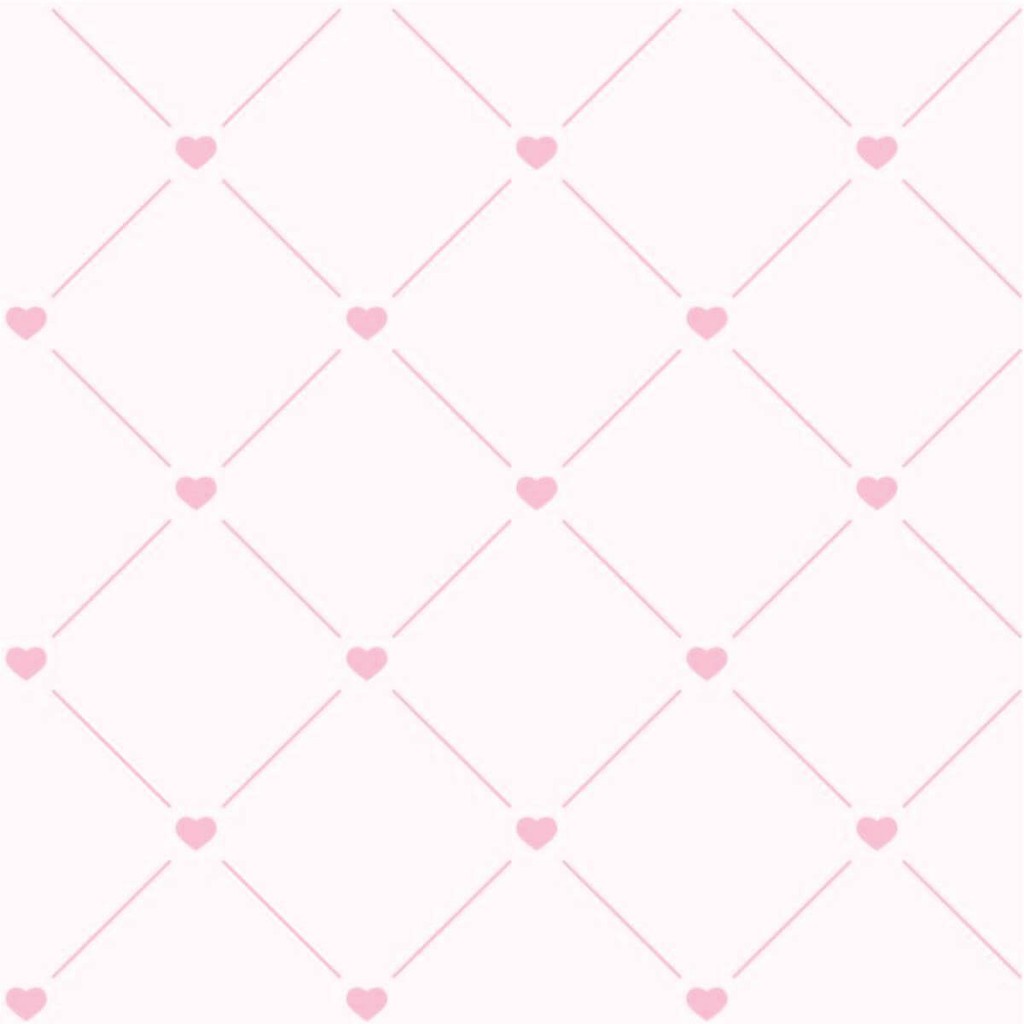 Papel de Parede com Corações Em Tons de Rosa Losango em Oferta na Shopee