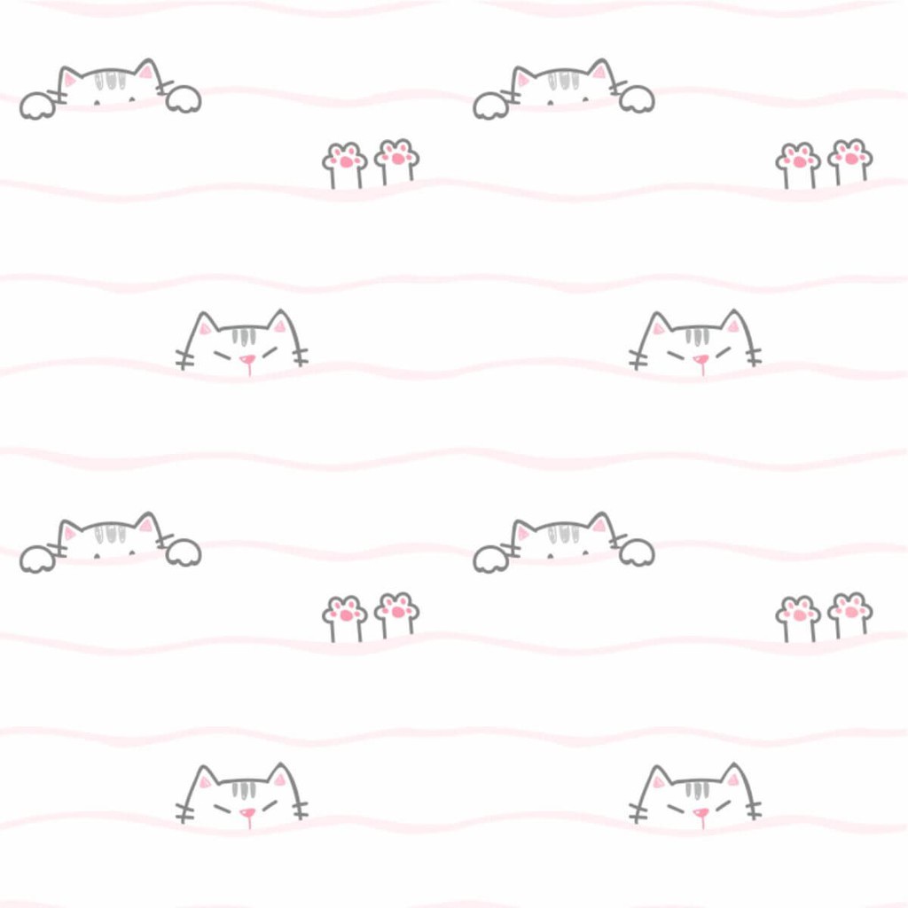 Papel de Parede Baby Gatinhos Cute em Oferta na Shopee