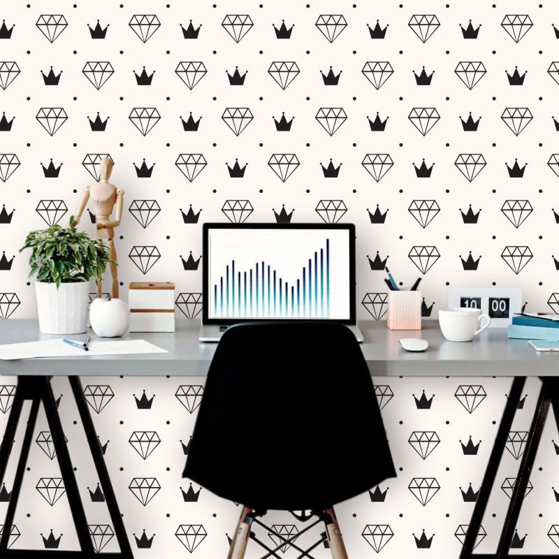 PAPEL DE PAREDE DIAMANTE TEEN em Oferta na Shopee