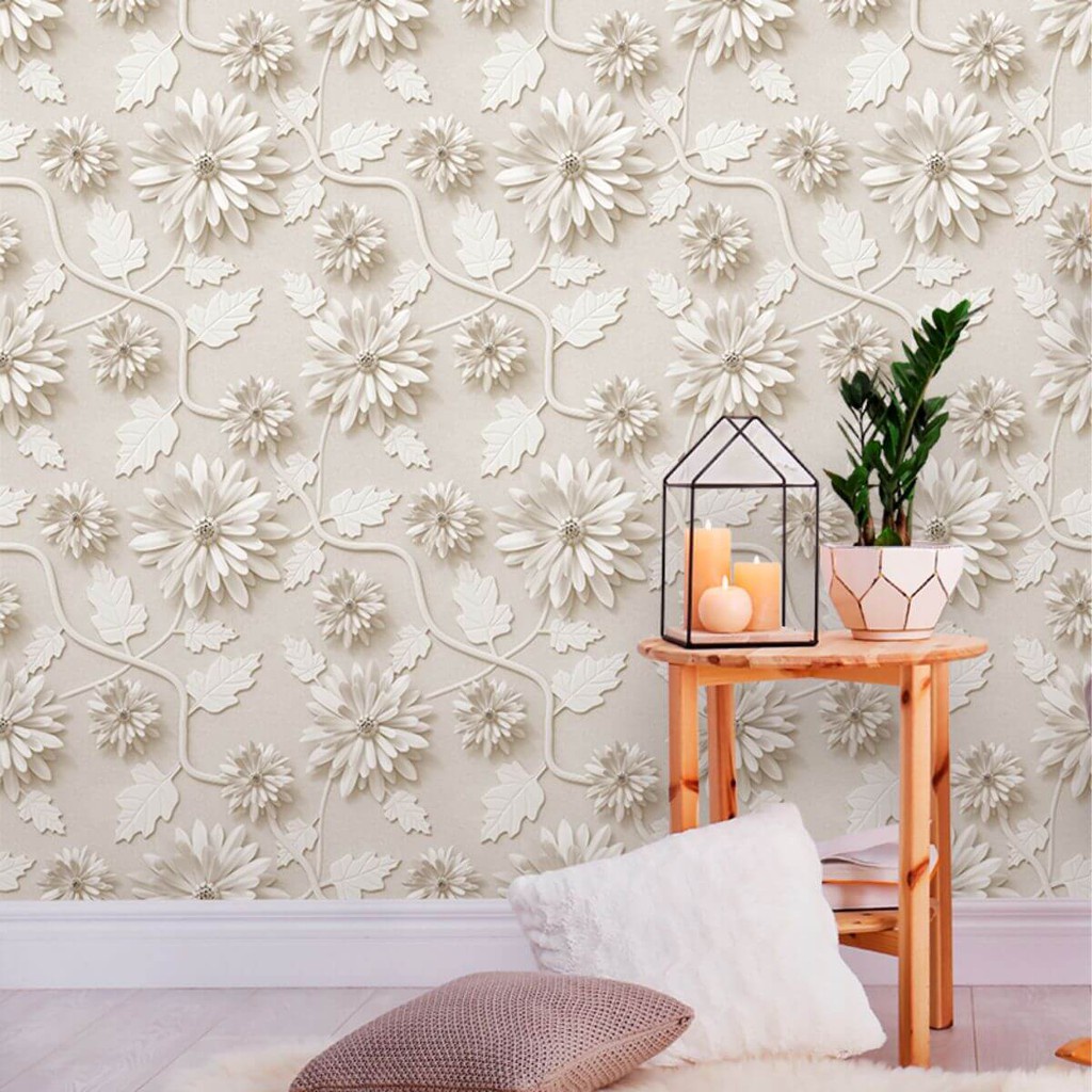 Papel de Parede Floral Elegance - Home & Living