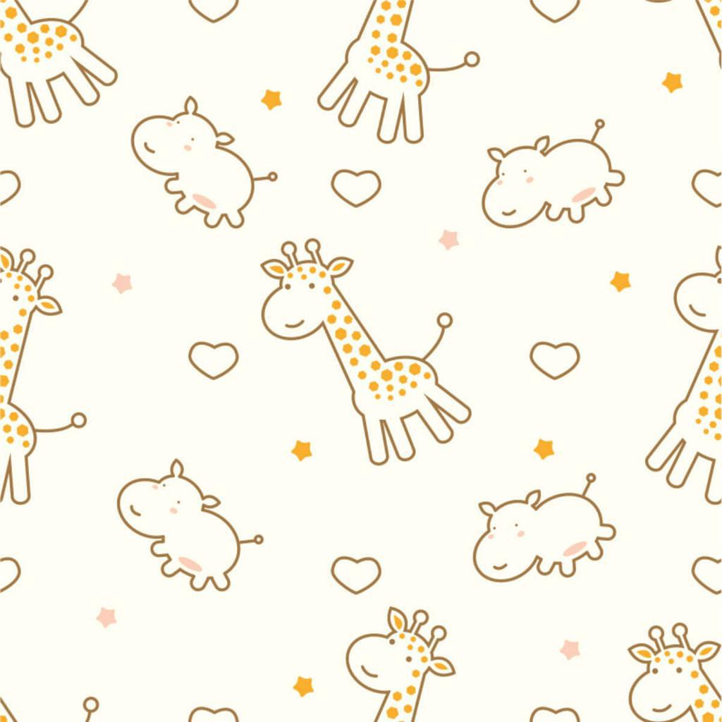 Papel de Parede Baby Safari Cute 2,70m - Home & Living