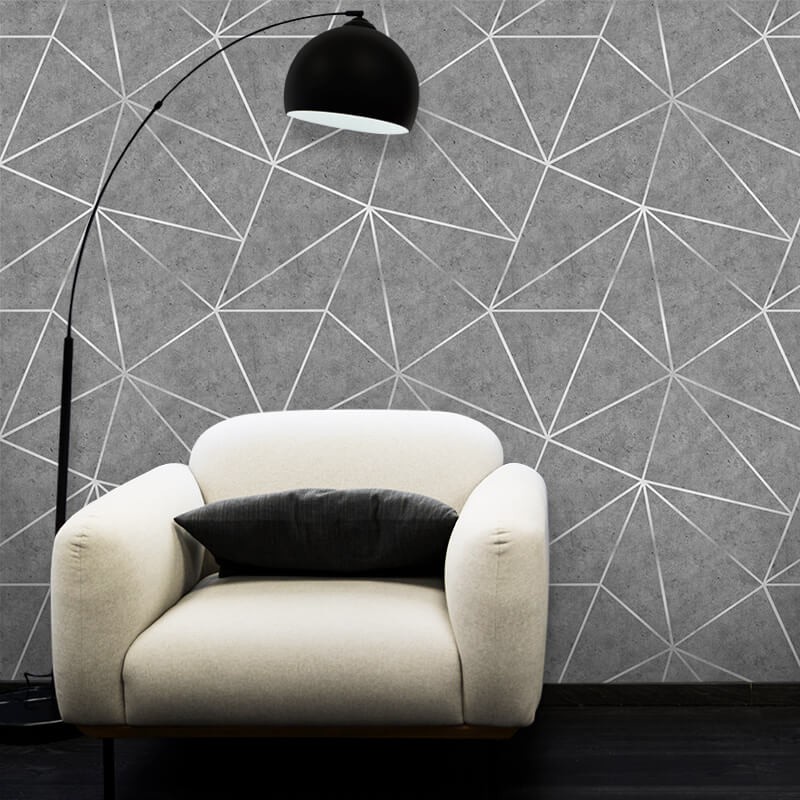 Papel de Parede Cinza Urban em Oferta na Shopee