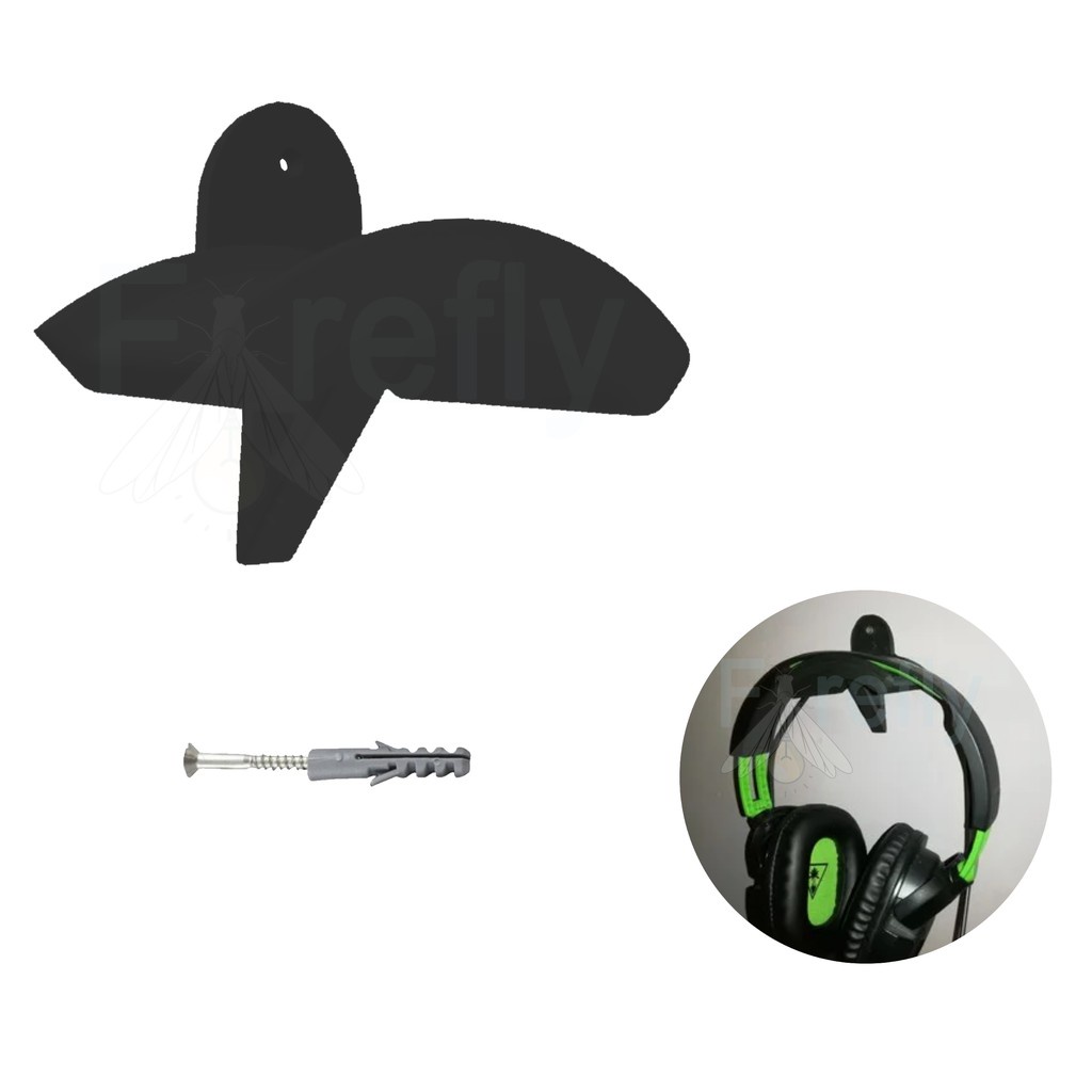 Suporte de Parede para Headset e Headphone — Branco