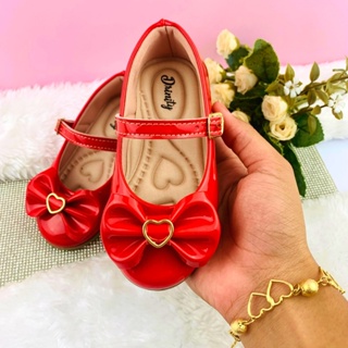 Sapatilha Infantil Feminina Menina Boneca Do 20 Ao 34 SPT-500 Vermelha Direto da Fábrica em Oferta na Shopee