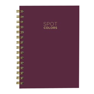 Caderno Capa Dura Spot Colors 100 Folhas 14x20cm
