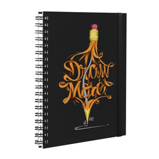 Sketchbook Caderno De Desenho 100págs 50 Folhas 18x25cm 180g