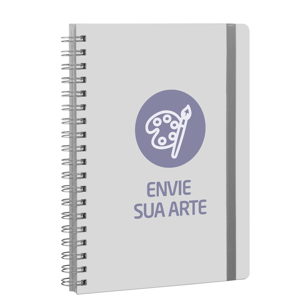 Caderno Prime Personalizado Envie Sua Arte 18x25cm 100fls em Oferta na Shopee