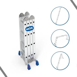 Escada Articulada 4x4 De Alumínio 16 Degraus Mor Oferta