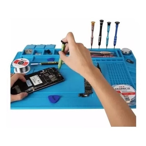 Manta Magnetica Antiestatica Silicone Azul 300x450