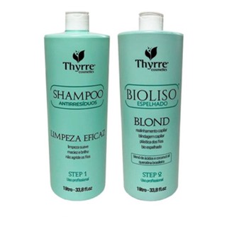Kit Progressiva Sem Formol Bio Liso Thyrre Orgânica 1 Litro