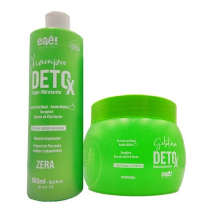 Kit Detox Capilar Shampoo + Gelatina Eaê! Cosméticos