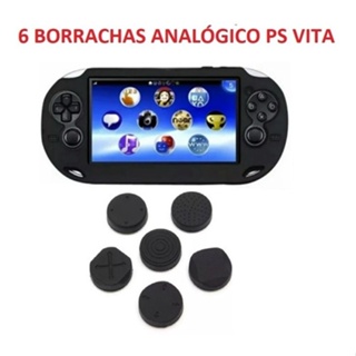 6 Borrachas Grip Silicone Analógico Ps Vita Psvita Fat Slim em Oferta na Shopee