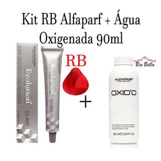 Kit Coloração Alfaparf RB + Ox 90ml