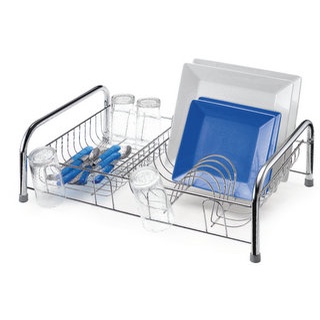Escorredor Maximo com Porta-Copos para 10 Pratos 54x38x10,5 cm