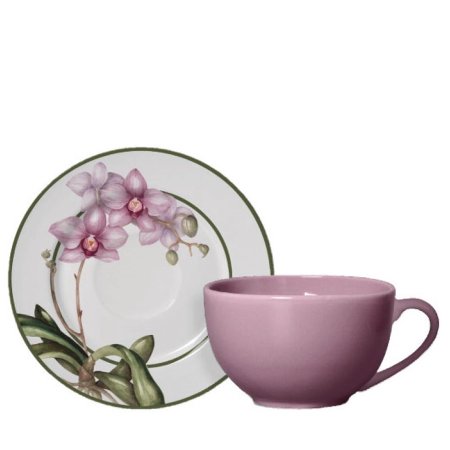 ORQUIDEA - XÍCARA DE CHÁ 200 ML - CAIXA C/ 6 PEÇAS