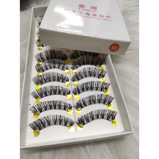 Caixa 10 Pares de Cílios Postiços Naturais - Taiwan Modelos em Oferta na Shopee