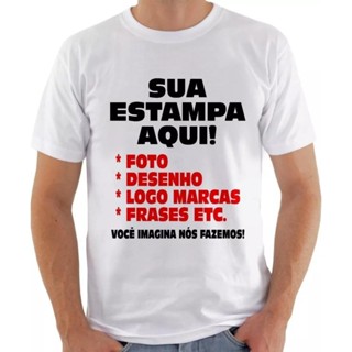 Camisa Personalizada com manga - Sublimação - Personalize do seu Jeito