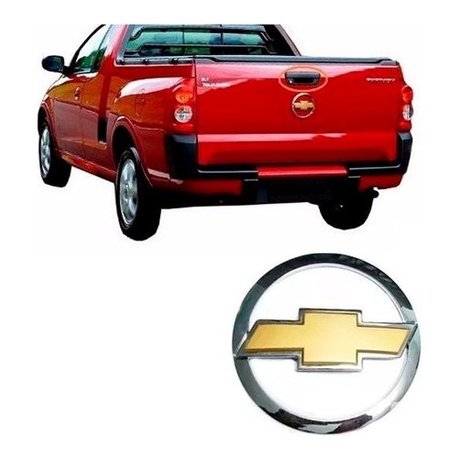 Emblema Mala Caçamba Tampa Traseira Montana Dourado