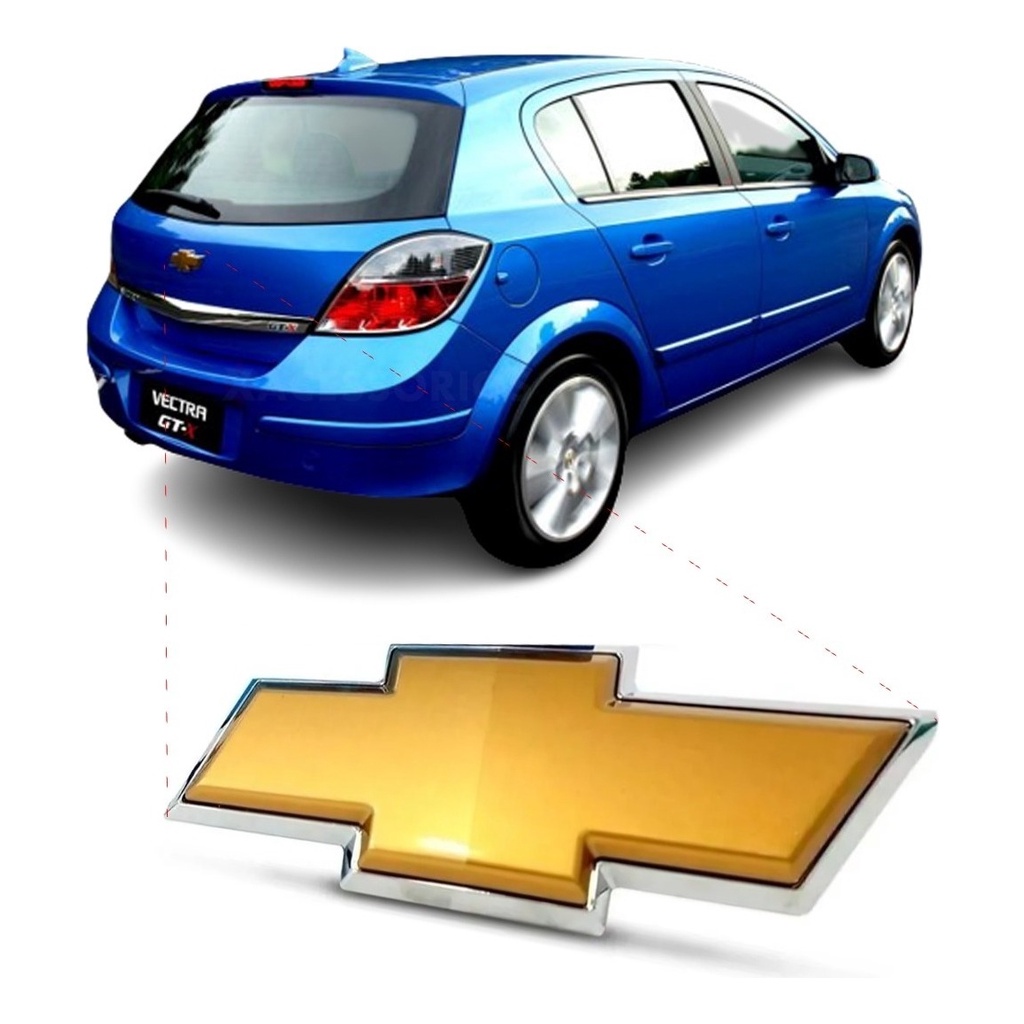 Emblema Tampa Traseira Vectra Gt Gtx 2009 A 2012