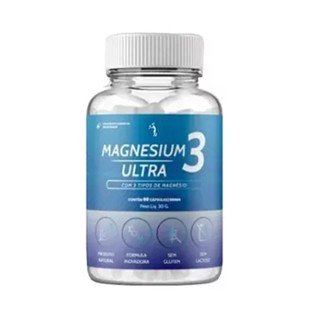 Magnesium 3 Ultra - 01 Pote 60 cáspulas