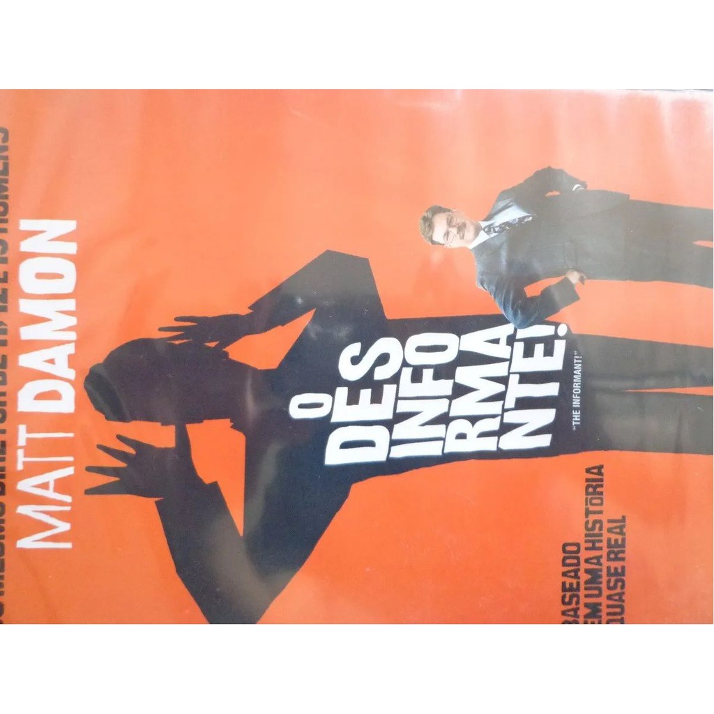 O Desinformante Dvd Original Lacrado Matt Damon - comédia