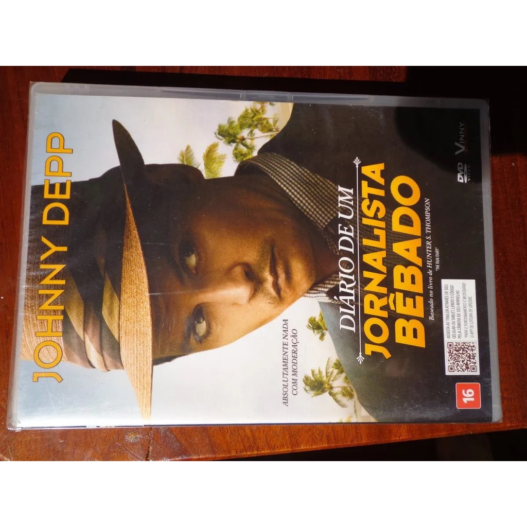 Diário De Um Jornalista Bêbado Dvd Lacrado Johnny Depp - comédia
