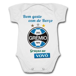 Body de Bebê Personalizado Grêmio Bom Gosto Vem de Berço Graças Ao Vovô em Oferta na Shopee