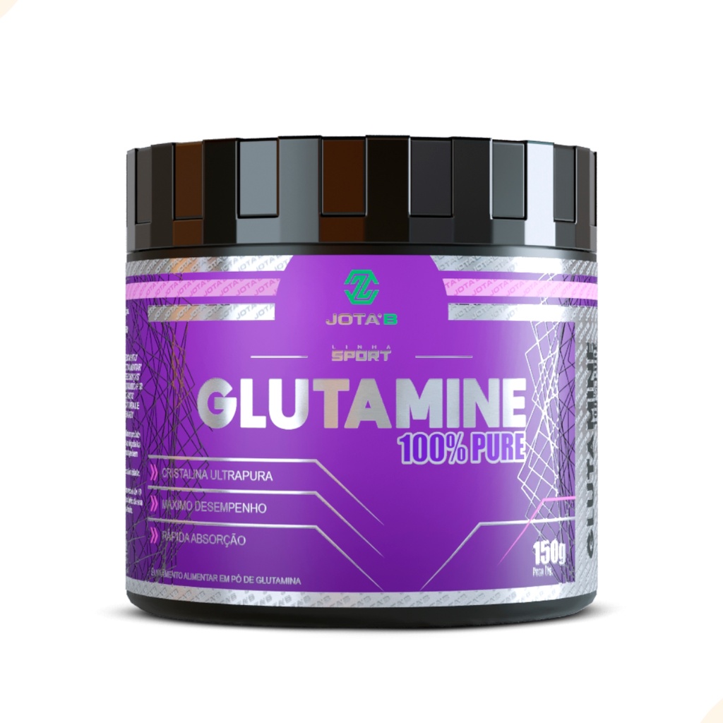 Glutamina em Pó 150g Alta Performance 100% Pura - Jota'B