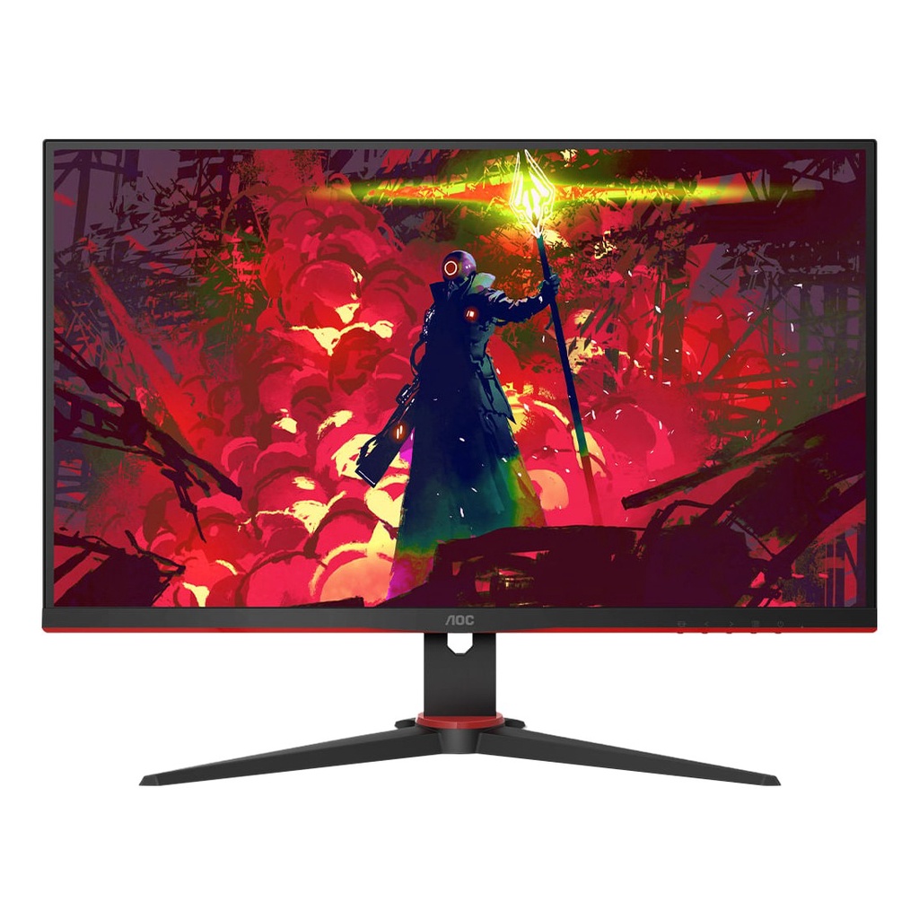 Monitor gamer AOC G2 24G2HE5 led 24" preto e vermelho 100V/240V