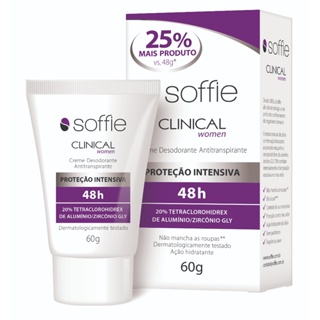 Desodorante Antitranspirante Soffie CLINICAL 48h - Women em Oferta na Shopee