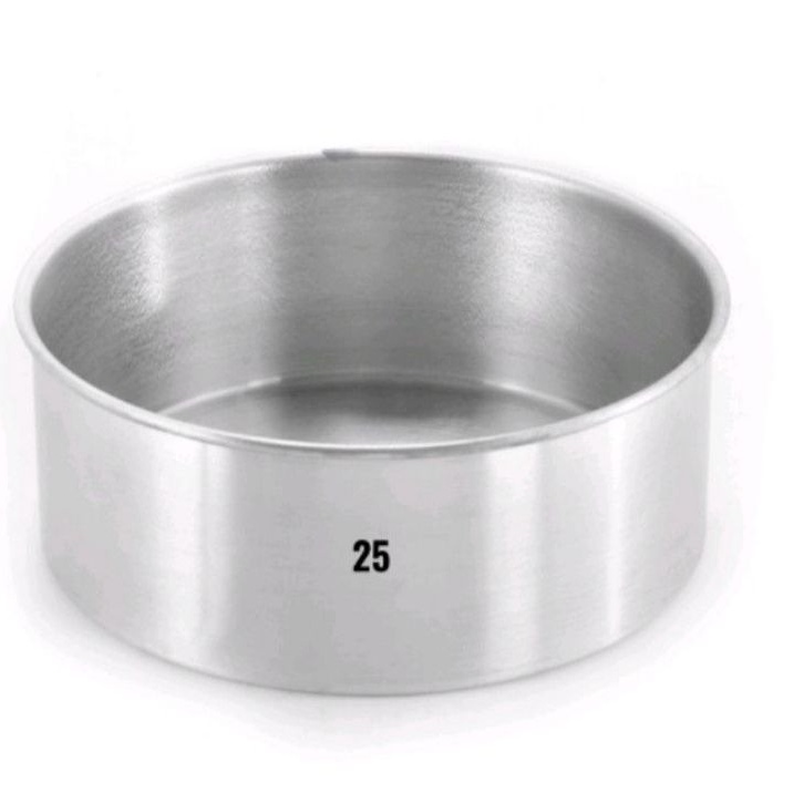 Assadeira REDONDA ALTA 25 x 10 Forma Bolo Alumínio em Oferta na Shopee