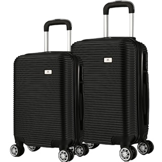 CONJUNTO MALA DE VIAGEM MÉDIA E GRANDE EM ABS C/ RODINHAS 360º - EAGLE em Oferta na Shopee