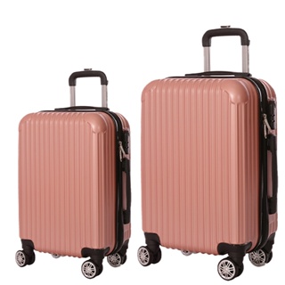 CONJUNTO MALA DE VIAGEM BORDO E GRANDE EM ABS C/ RODINHAS 360º - EAGLE em Oferta na Shopee