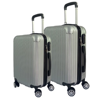 CONJUNTO MALA DE VIAGEM BORDO E GRANDE EM ABS C/ RODINHAS 360º - EAGLE em Oferta na Shopee