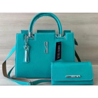 Kit Bolsa Castelo GRANDE + carteira tricolo