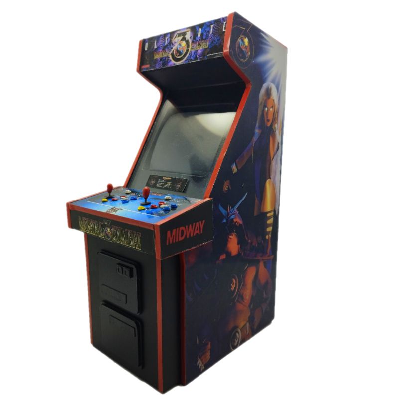miniatura arcade,fliperama mortal kombat 3 ultimate